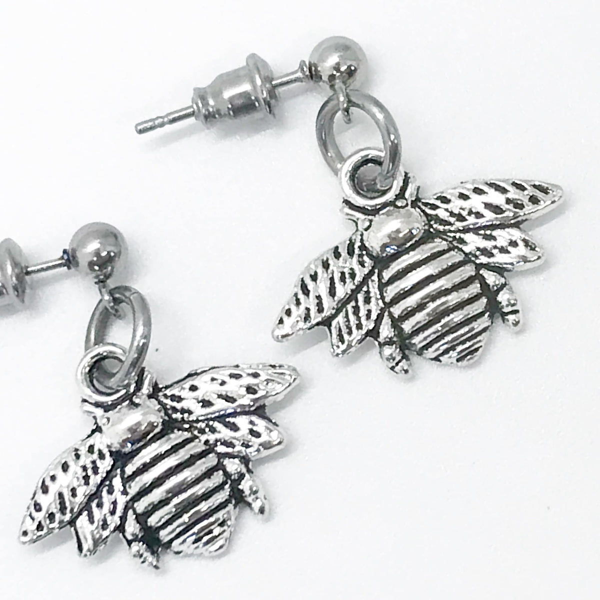 Bee Earrings, Bumblebee Earrings, Bee Charm Earrings, Motivating Gifts, Inspiring Gifts, Spring Earrings, Impossible Dreams Gift