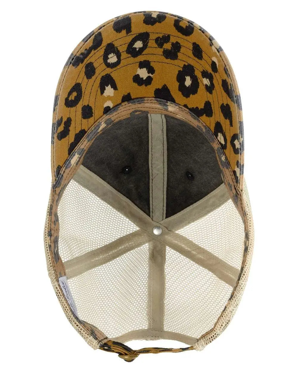 Mom Hat - leather patch hat - Leopard Pattern trucker baseball cap - ponytail hats for women - Gift for Mom - mama hat