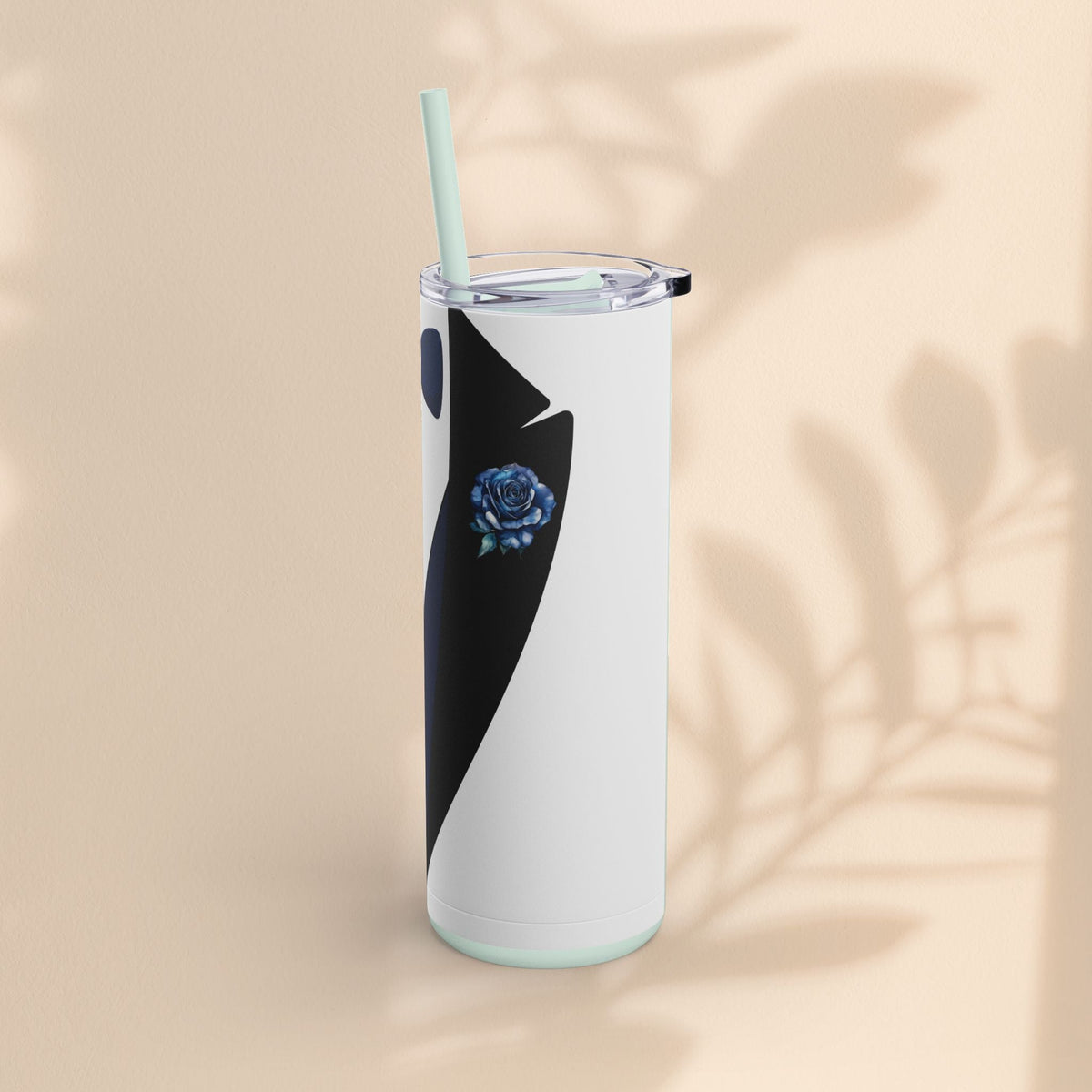 Groom Tuxedo Tumbler, Stylish Groom Tumbler for Weddings, Bachelor Parties, and Gifts, 20oz Matte Skinny Cup, Wedding Party Favor