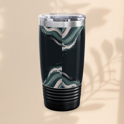 Mother of the Groom, Stylish Ringneck Tumbler - Perfect for Weddings, Gifts for Parents, Merman Design