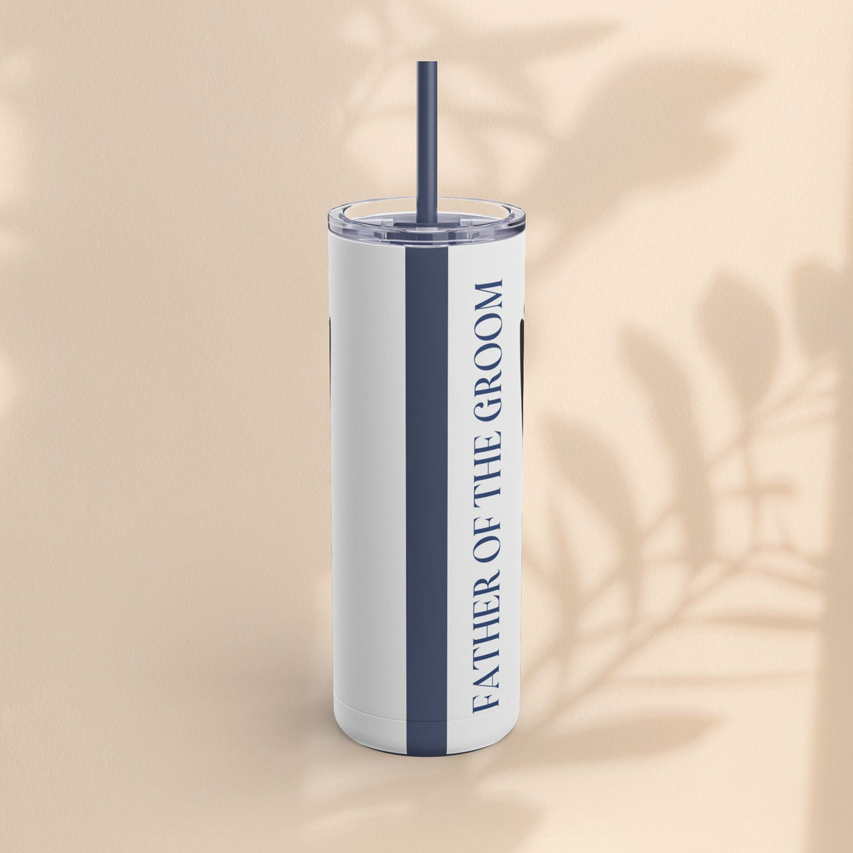Father of the Groom Tumbler, Stylish Wedding Drinkware, Groomsmen Gift, Matte Skinny Tumbler, Personalized Wedding Keepsake