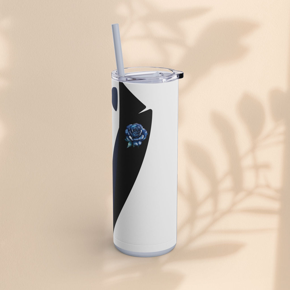 Groom Tuxedo Tumbler, Stylish Groom Tumbler for Weddings, Bachelor Parties, and Gifts, 20oz Matte Skinny Cup, Wedding Party Favor