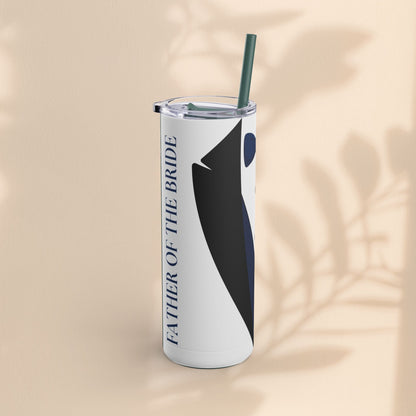 Father of the Bride Tumbler – Elegant Drinkware, Wedding Day Gift & Keepsake for Dads