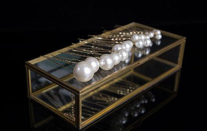 Pearl Hair Stick & Clip Set