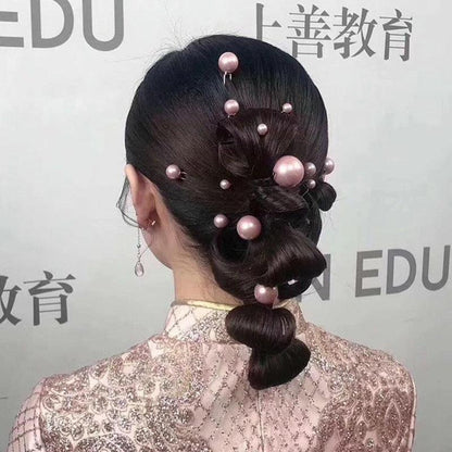 Pearl Hair Stick & Clip Set