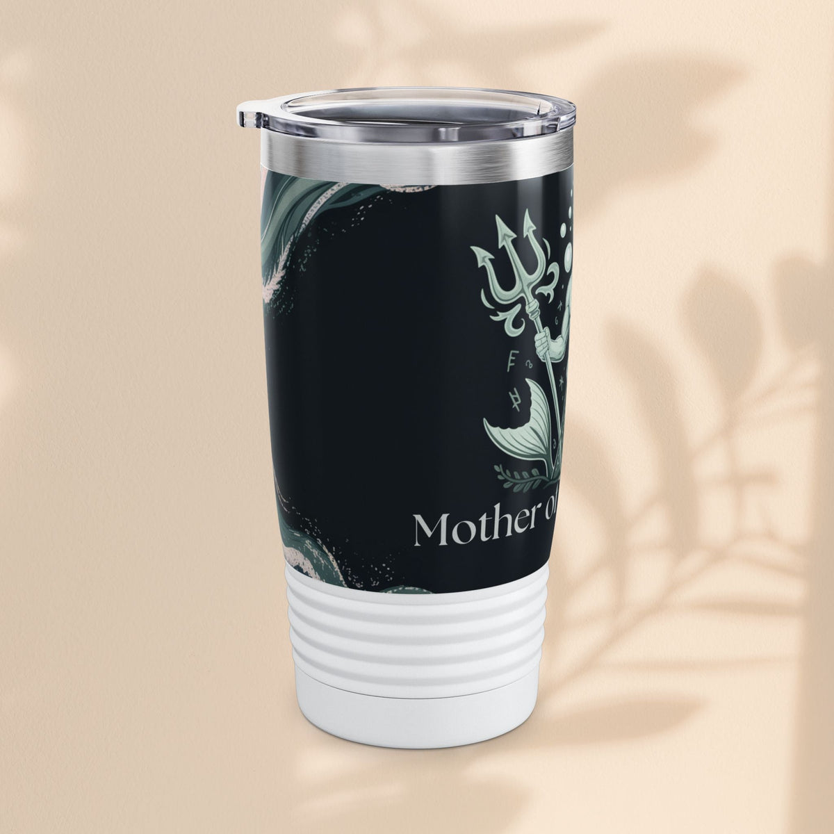 Mother of the Groom, Stylish Ringneck Tumbler - Perfect for Weddings, Gifts for Parents, Merman Design
