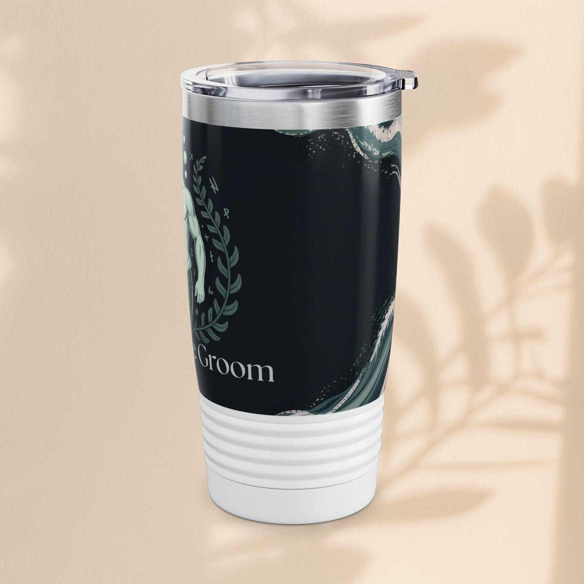 Mother of the Groom, Stylish Ringneck Tumbler - Perfect for Weddings, Gifts for Parents, Merman Design