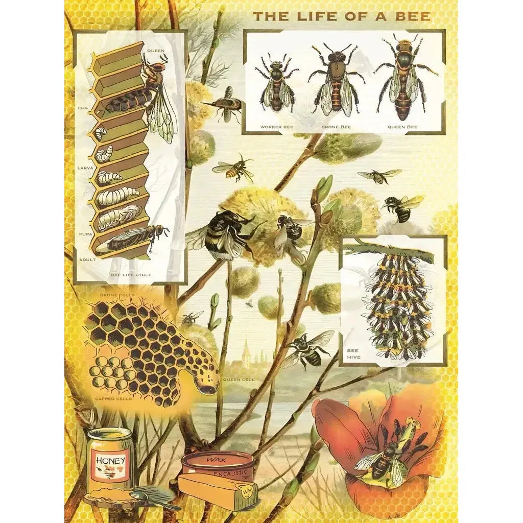 Bees & Honey 1000-Piece Jigsaw Puzzle