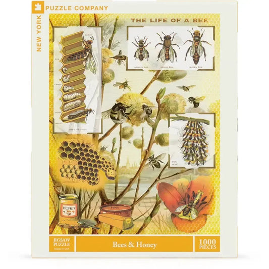 Bees & Honey 1000-Piece Jigsaw Puzzle