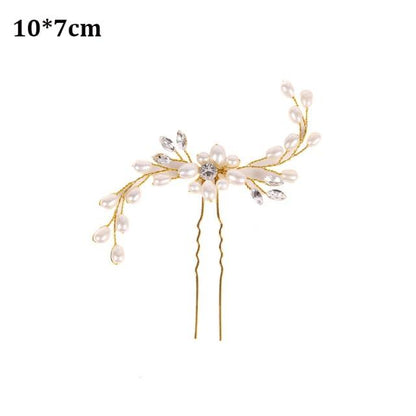 Crystal Pearl Bridal Hair Vine