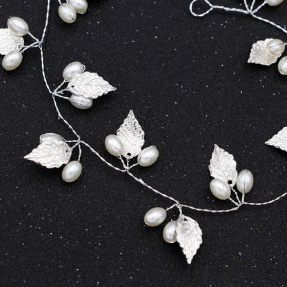 Crystal Pearl Bridal Hair Vine