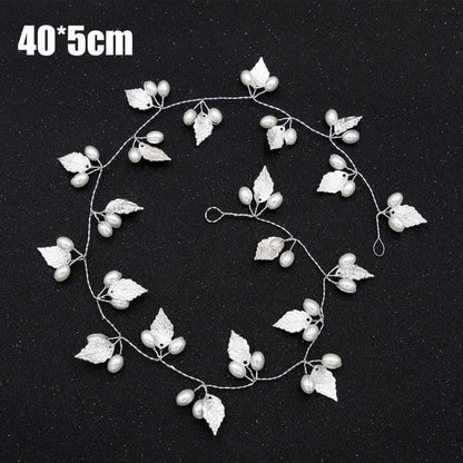 Crystal Pearl Bridal Hair Vine