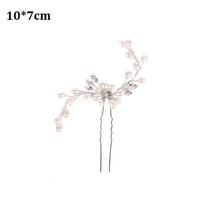 Crystal Pearl Bridal Hair Vine