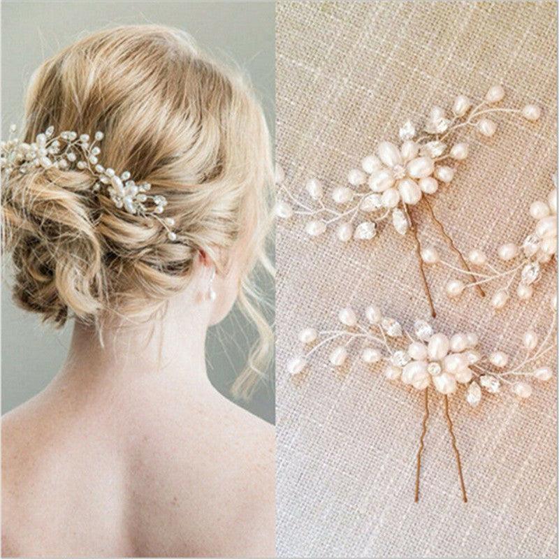 Crystal Pearl Bridal Hair Vine