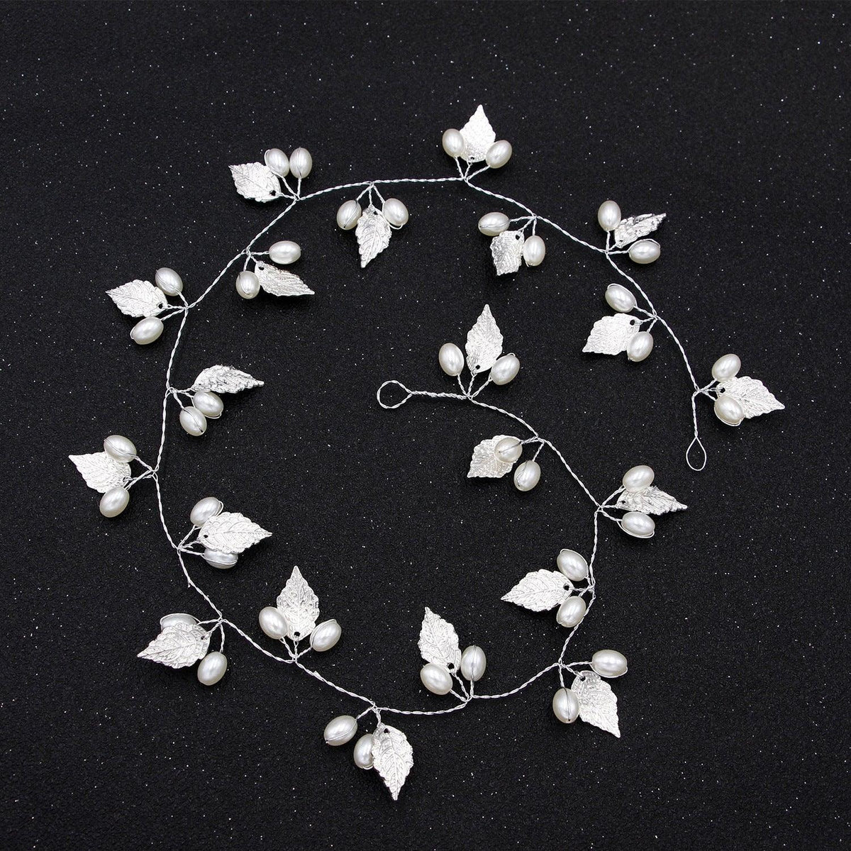 Crystal Pearl Bridal Hair Vine