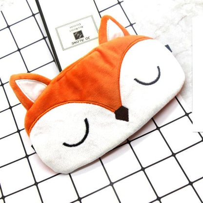 Cute Fox Animal Cotton Plush U Shape Neck Pillow Travel Car Home Pillow Nap Animal Pillow Health Care with Eye Mask Cute Fox U Shaped Neck Pillow for Car Airplane Traveling ,Animal Plush Stuffed Travel Pillow Travel Pillows Cartoon Planes Fox Animal