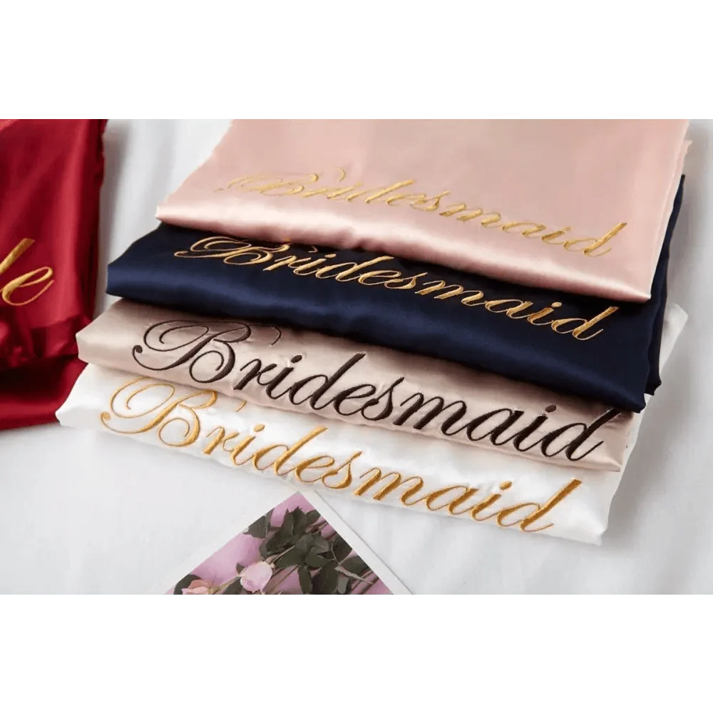 Silk Bridal Robe