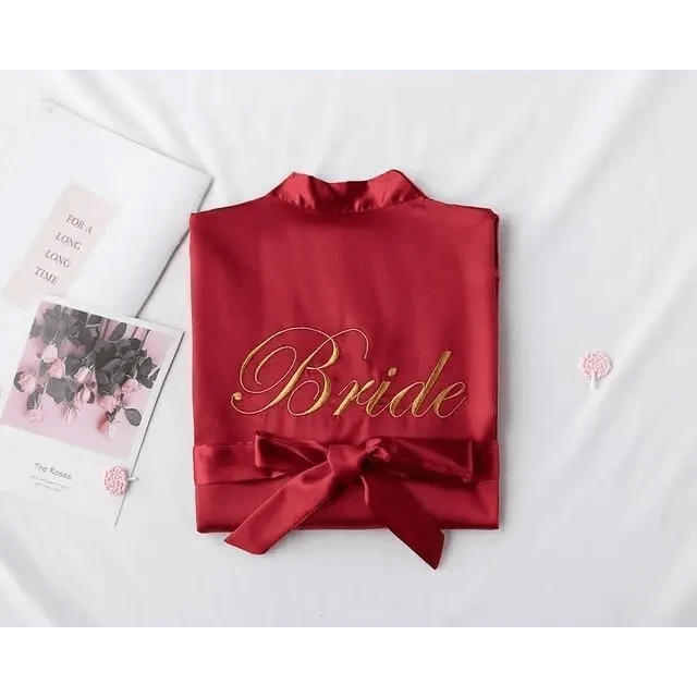 Silk Bridal Robe