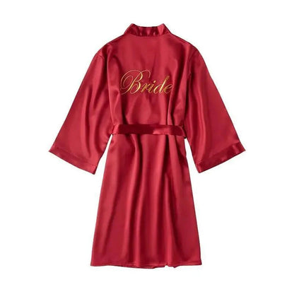 Silk Bridal Robe