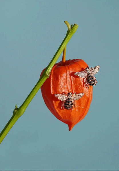 Honey Bee Stud Earrings