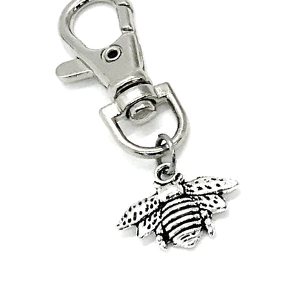 Bag Charm, Bee Bag Clip, Encouraging Gift, Daughter Gift, Back Pack Charm, Purse Charm, Keychain Charm, Dream Big Gift, Motivating Gift