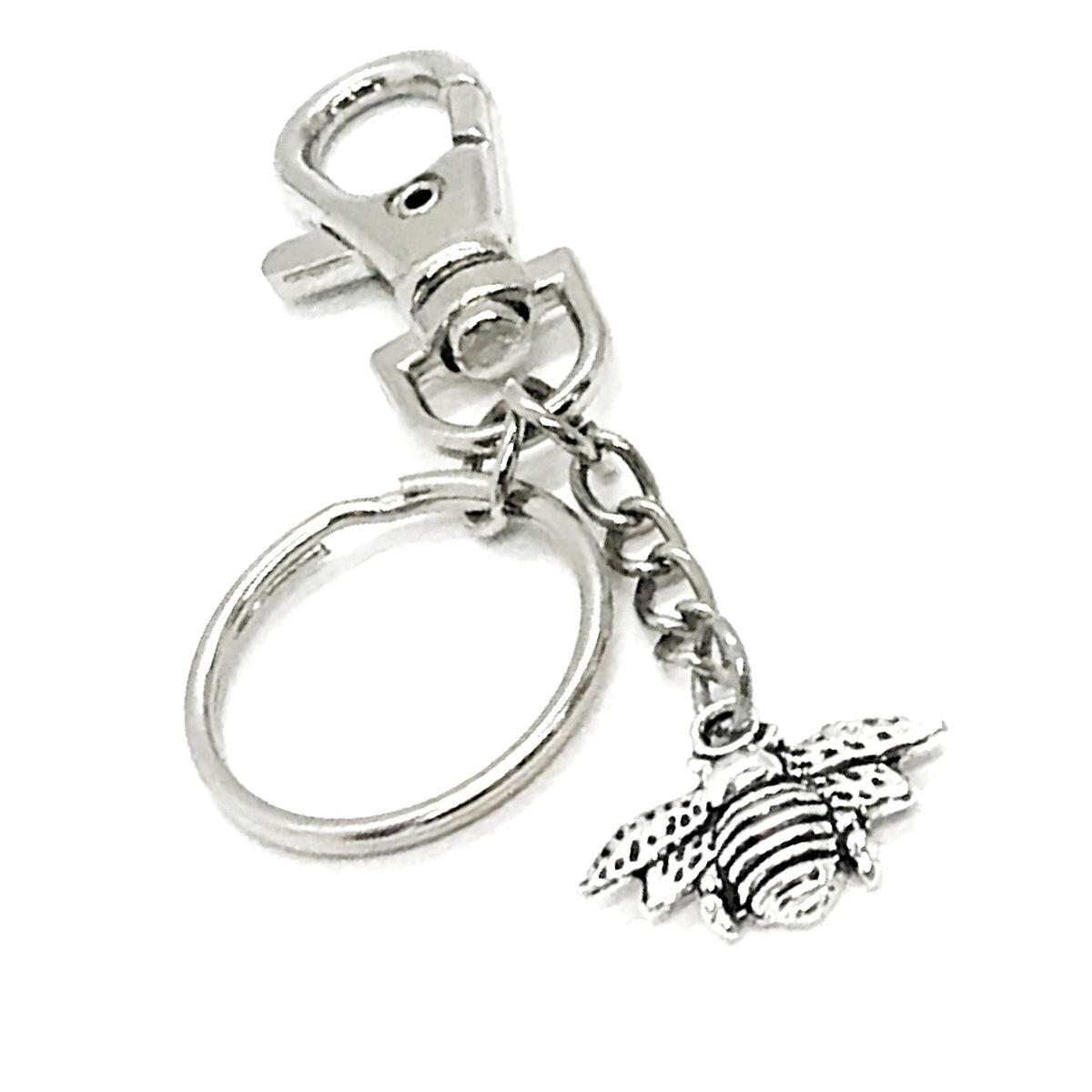 Bee Keychain, Bee Charm Keychain, Encouragement Gift, Motivating Gift, Keychain Clip, Clip-on Keychain, Bee Lover Gift, Bee Gift, Dream Big