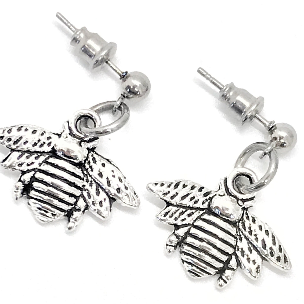 Bee Earrings, Bumblebee Earrings, Bee Charm Earrings, Motivating Gifts, Inspiring Gifts, Spring Earrings, Impossible Dreams Gift