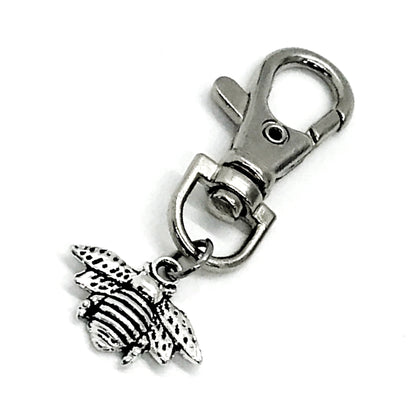 Bag Charm, Bee Bag Clip, Encouraging Gift, Daughter Gift, Back Pack Charm, Purse Charm, Keychain Charm, Dream Big Gift, Motivating Gift