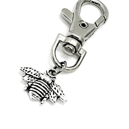 Bag Charm, Bee Bag Clip, Encouraging Gift, Daughter Gift, Back Pack Charm, Purse Charm, Keychain Charm, Dream Big Gift, Motivating Gift