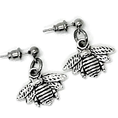 Bee Earrings, Bumblebee Earrings, Bee Charm Earrings, Motivating Gifts, Inspiring Gifts, Spring Earrings, Impossible Dreams Gift