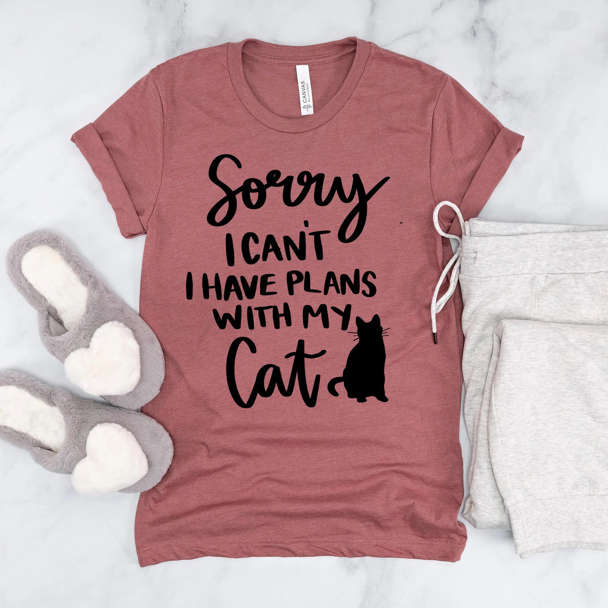 Sorry I can't, I have Plans with My Cat shirt
