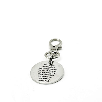 Isaiah 53 5 Clip On Charm Faith Jewelry