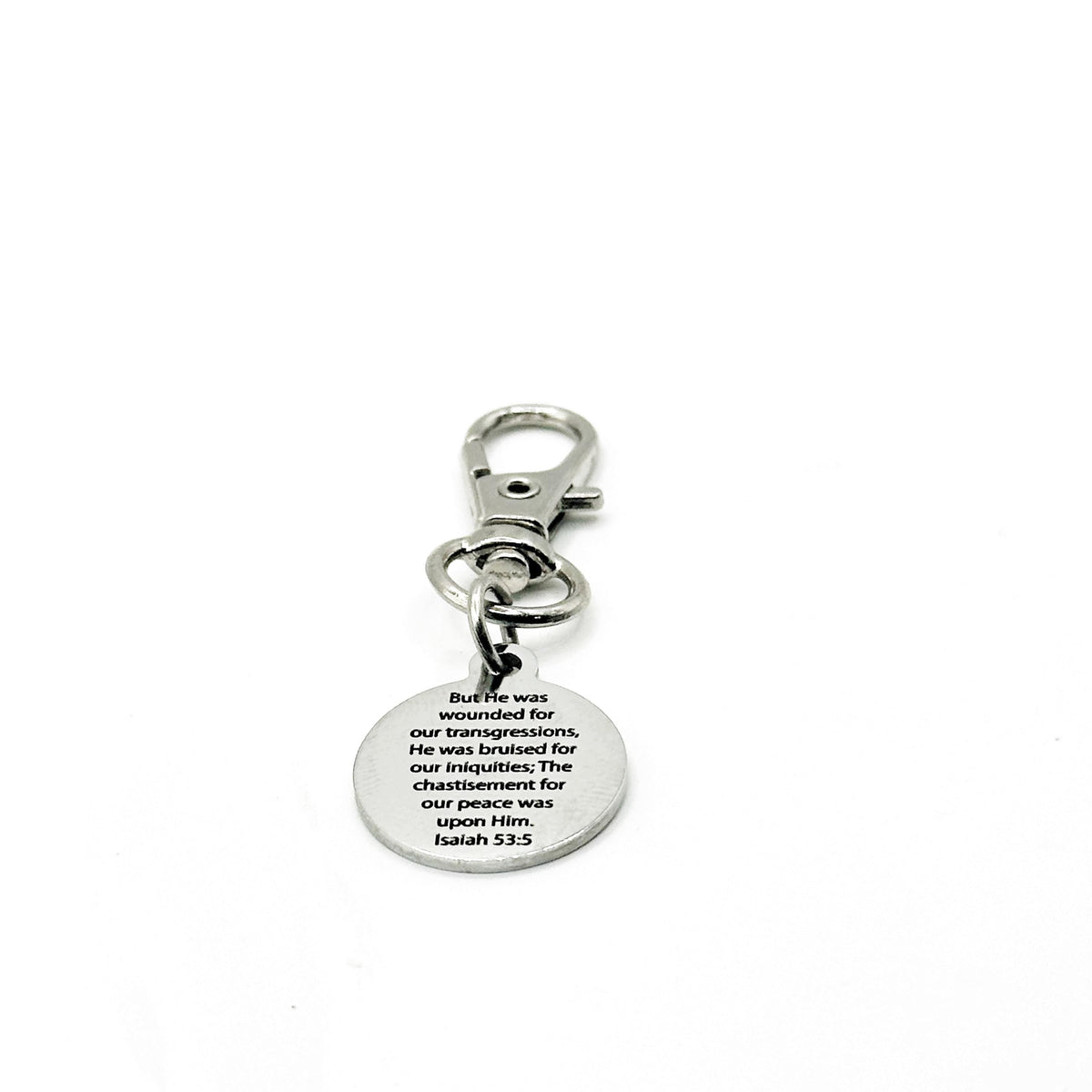 Isaiah 53 5 19mm Clip On Charm Faith Jewelry