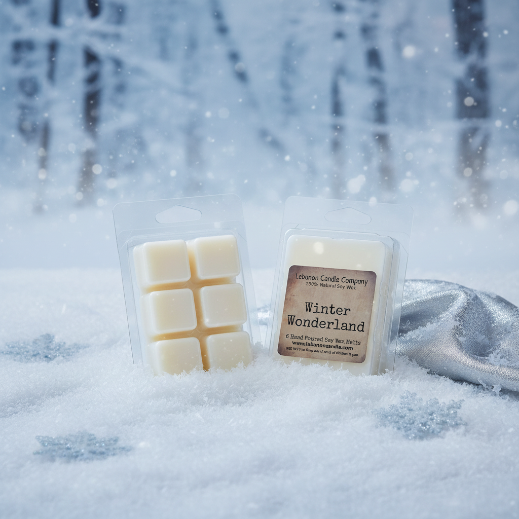 Winter Wonderland Wax Melt magical winter lifestyle setting