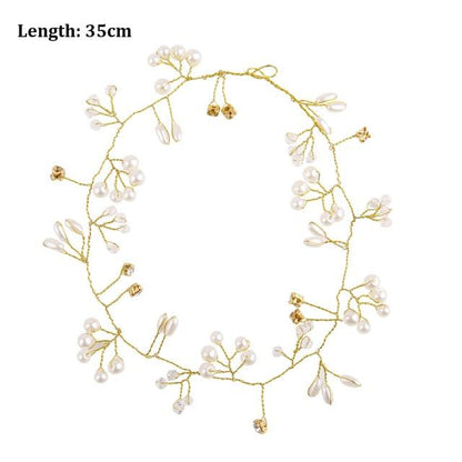 Crystal Pearl Bridal Hair Vine